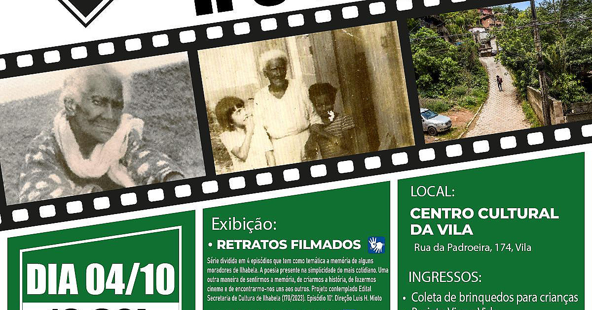 Ilhabela tem Cinema Solidário para Dia das Crianças