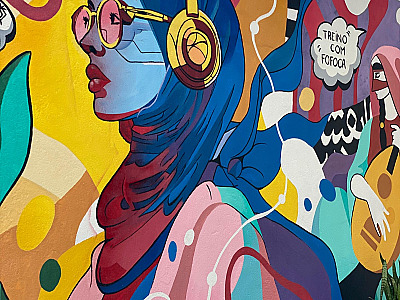 Grafite e Oficina de Arte valorizam expressão urbana em Ilhabela