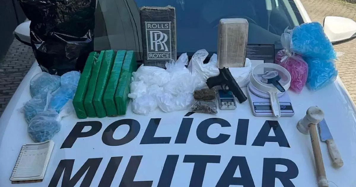 PM apreende 10 kg de drogas em casa de Ubatuba