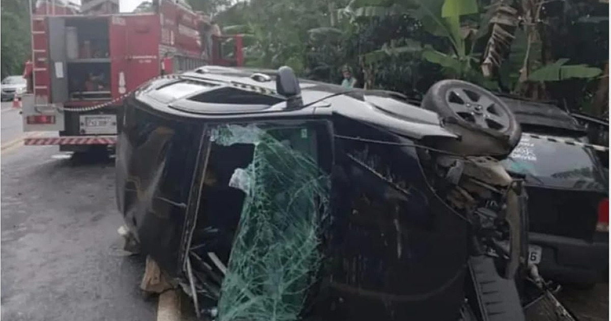 Bebê morre em acidente em Ubatuba; quatro pessoas ficam feridas 
