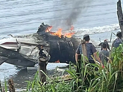 Aeronave que caiu em Ubatuba saiu de Goiás