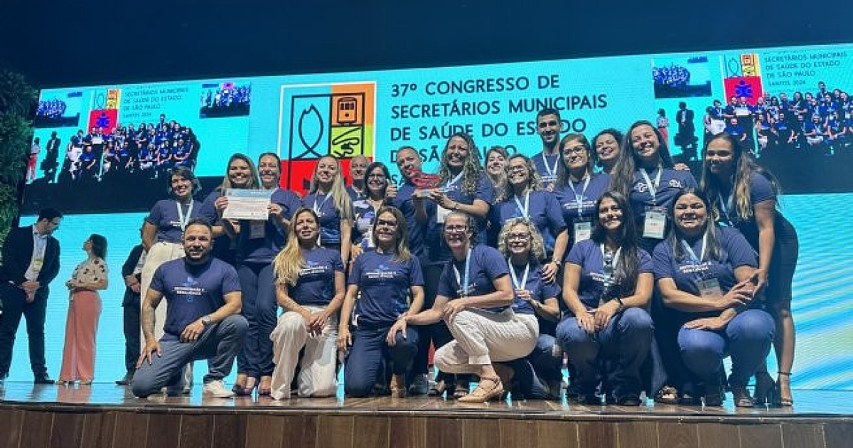 São Sebastião conquista prêmio no 37° Congresso de Secretários Municipais de Saúde do Estado