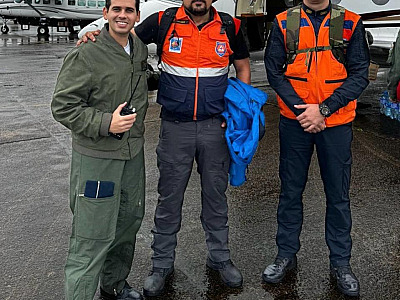 S.S mobilizada para ajudar o Sul: prefeito Felipe Augusto acompanha missão in loco