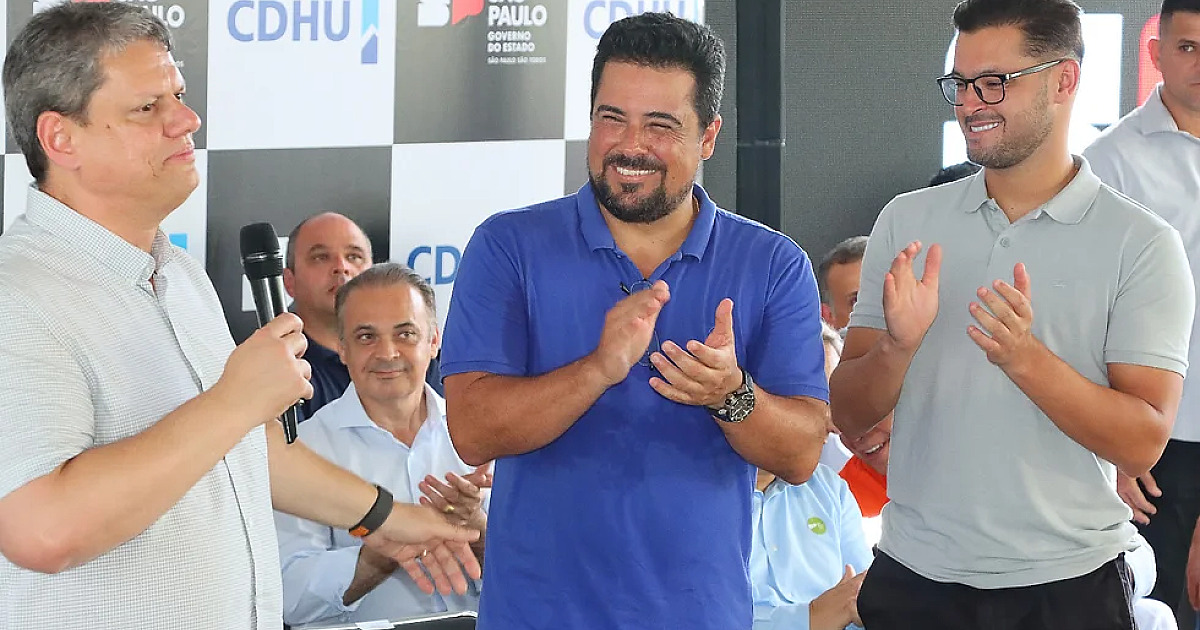 Pesquisa aponta liderança de Reinaldinho e alta aprovação de Felipe Augusto e Tarcísio de Freitas em São Sebastião