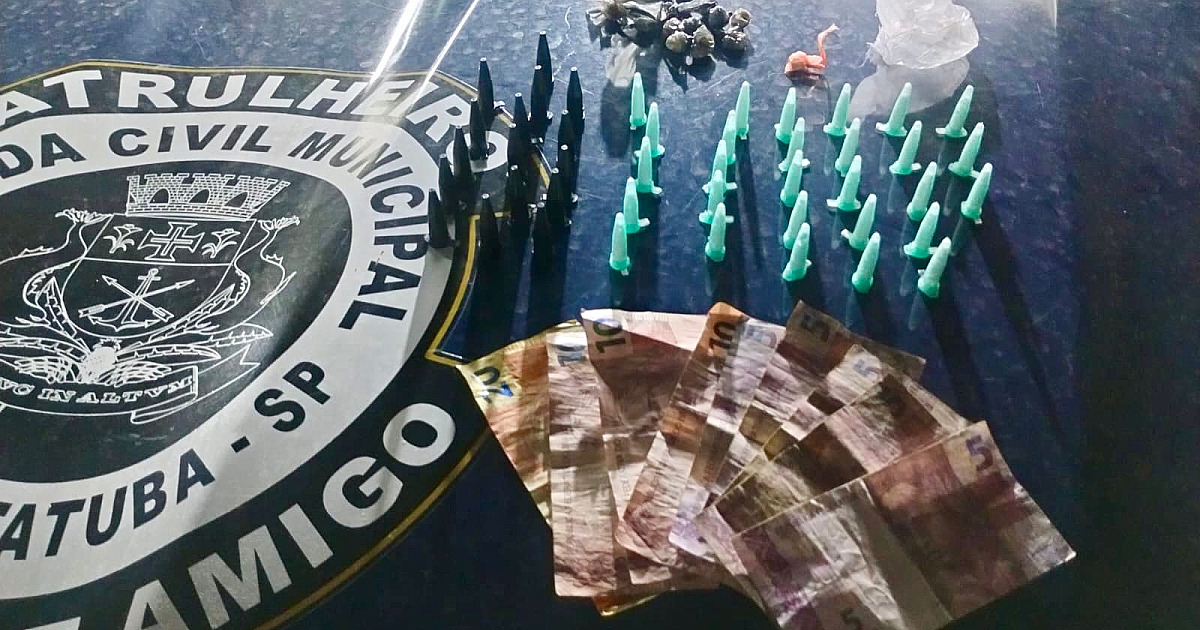 GCM prende homem por tráfico de drogas em Caraguatatuba