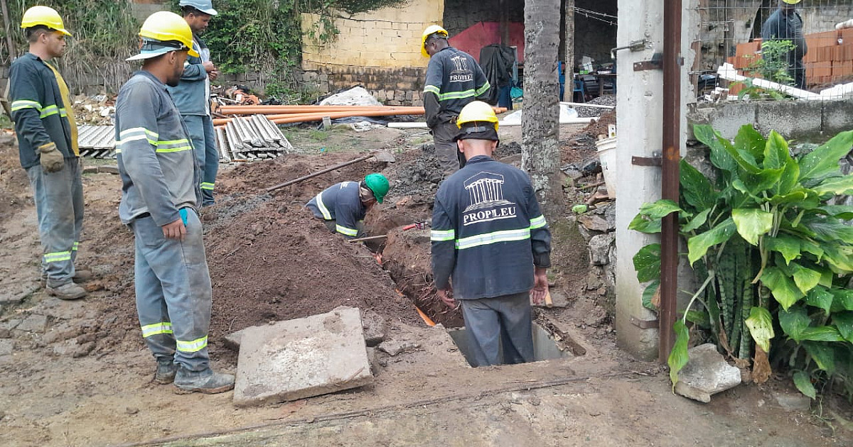 Prefeitura de Ilhabela avança com obras de saneamento básico no Itaquanduba