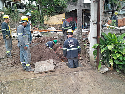 Prefeitura de Ilhabela avança com obras de saneamento básico no Itaquanduba