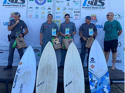 Militares se destacam em campeonato de surfe na praia de Itamambuca