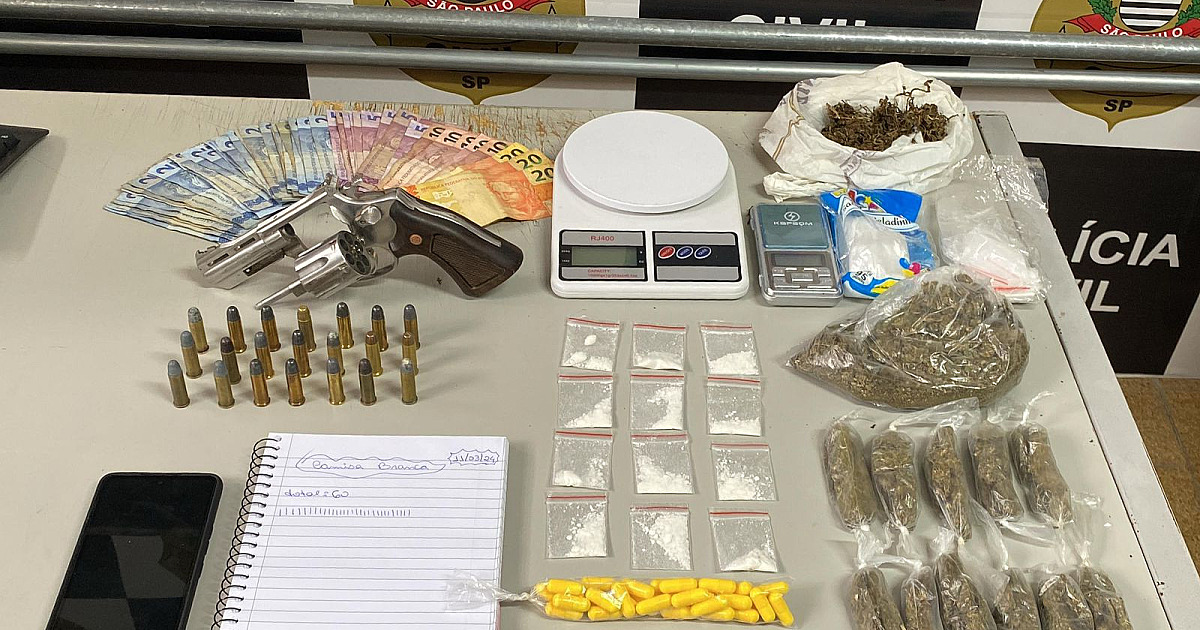 Civil prende traficante na Costa Sul de S.S que ameaçou ex e vendia drogas em adega de fachada