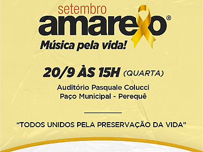 “Camerata Pela Vida” é atração da Campanha de prevenção ao suicídio “Setembro Amarelo”