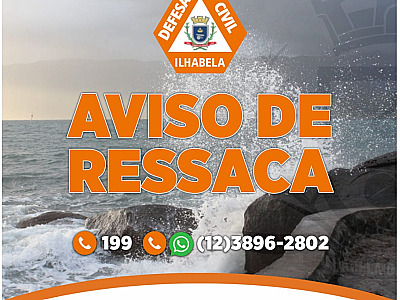 Defesa Civil emite alertas para ventania e ressaca no LN