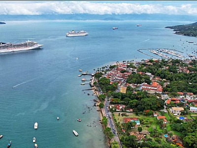 Ilhabela informa alterações nas paradas dos Navios de Cruzeiro na cidade