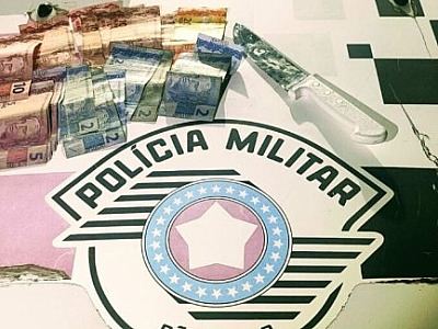 Polícia Militar prende suspeito durante roubo em posto de combustível no bairro Tarumã, em Caraguatatuba