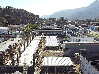 Prefeitura de Ilhabela segue com obras de ampliação do Hospital Mário Covas