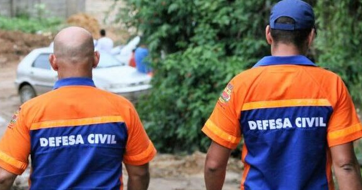 Defesa Civil alerta para previsão de chuvas de até 150 mm no final de semana