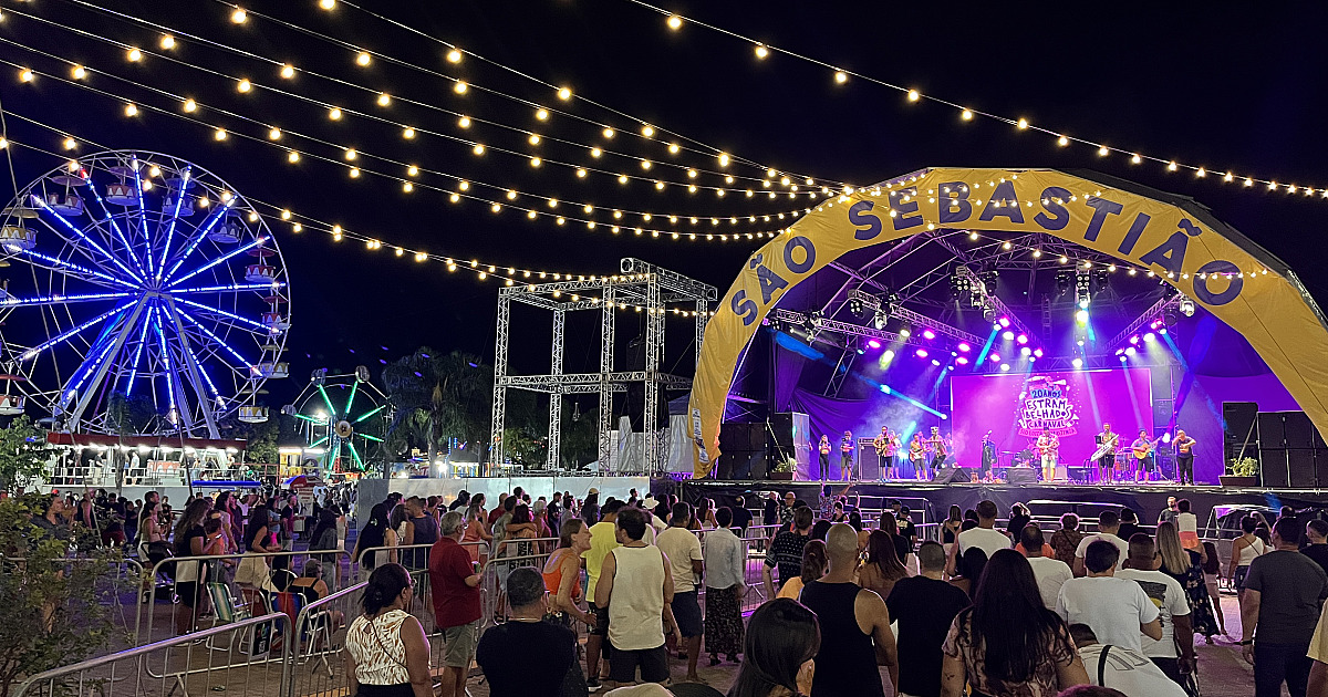 Prefeitura segue com shows musicais de artistas locais no Festival de Verão de São Sebastião