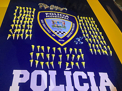 Final de semana em ação: Polícia Municipal de São Sebastião realiza perseguição efetiva, captura de procurado e apreende drogas