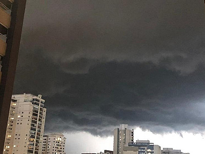 Alerta do Inmet prevê chuva forte e ventos de até 60 km/h na RMVale