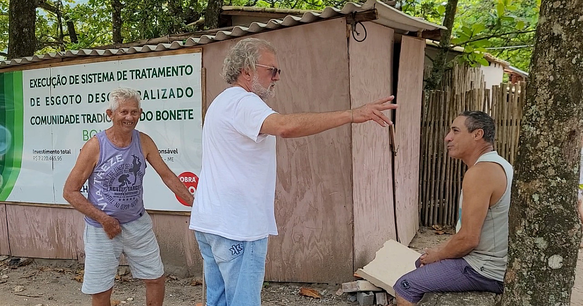 Toninho Colucci vistoria obras na Comunidade Tradicional do Bonete