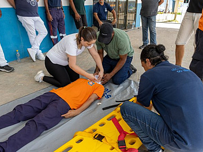 Defesa Civil promove treinamento de Atendimento Inter-Hospitalar para funcionários do Hospital de Clínicas