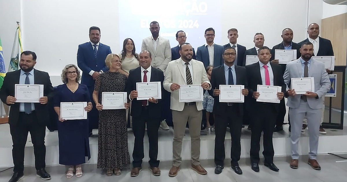 Reinaldinho, Reis e vereadores eleitos são diplomados pela Justiça Eleitoral