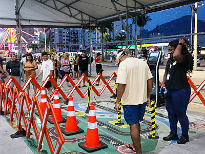 Cerca de 150 pessoas passam por simulador de embriaguez ao volante em Campanha promovida pelo Governo Municipal e DER
