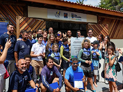 Prefeitura de São Sebastião inaugura nova Escola de Vela com baixo custo em uma das melhores raias do país