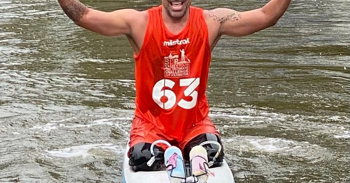 "Aquaman de Ubatuba" vence prova tradicional na Holanda e mostra que o exemplo é o maior motivador para a evolução