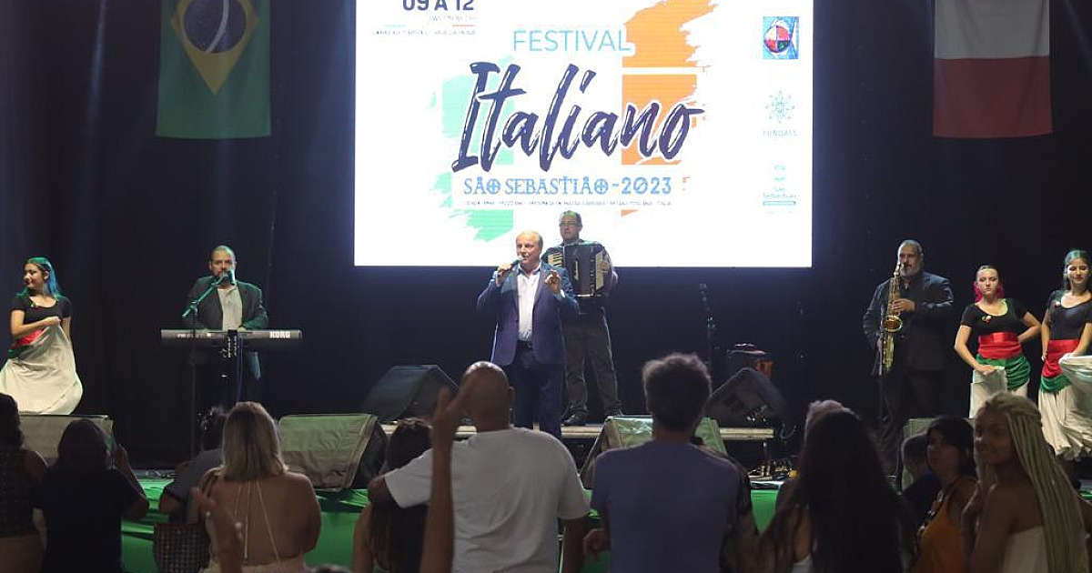 Festival Italiano de São Sebastião apresenta tradições do país europeu ao público local
