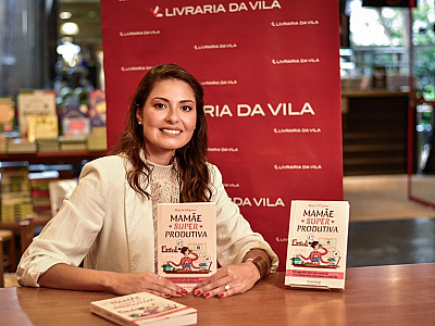 Escritora lança livro “Mamãe Super Produtiva” neste fim de semana em Ilhabela