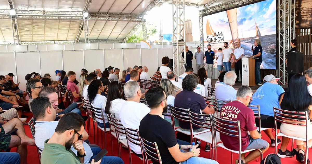 Prefeito de Ilhabela dá início ao VelaShow 2024 e reforça tradição náutica na cidade