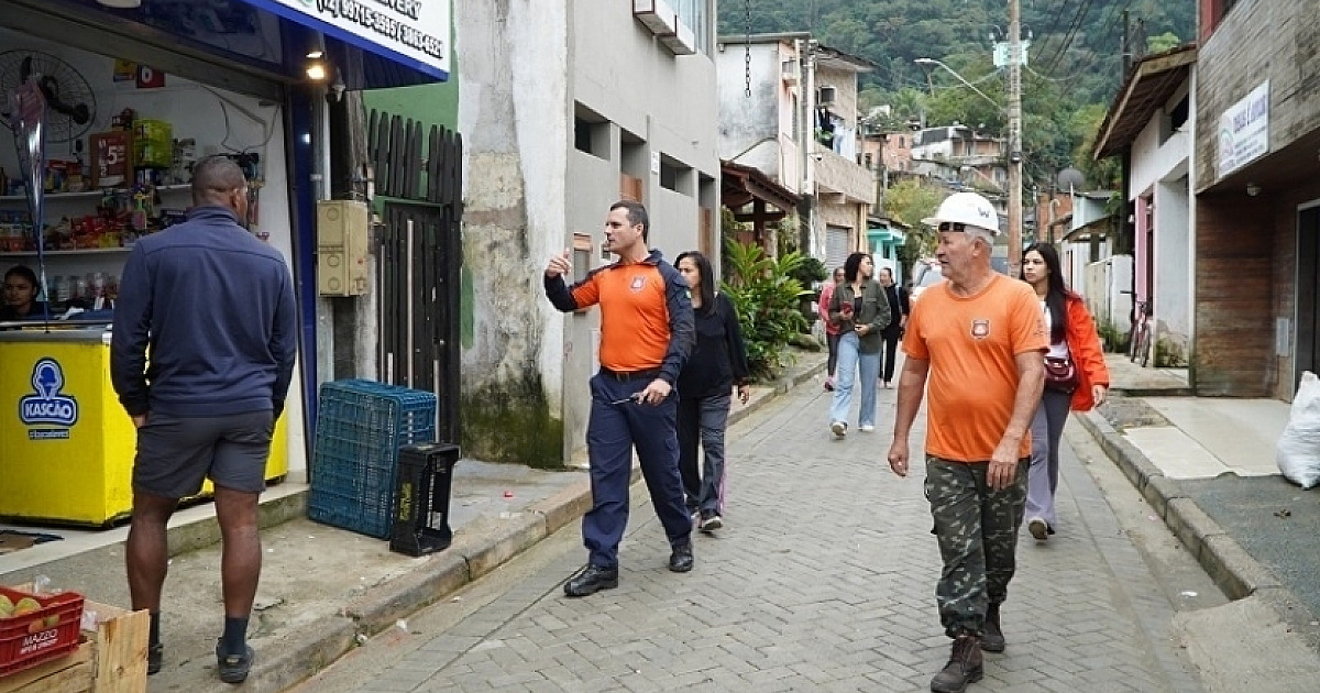 Defesa Civil de São Sebastião realiza simulado de evacuação em Boiçucanga