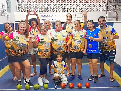 Equipe de Bocha Feminina lidera grupo da Copa União Feminino de Bocha