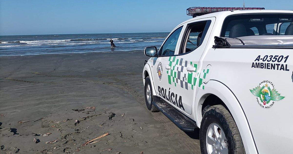 Polícia Ambiental apreende 40 quilômetros de rede no litoral