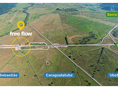 Free Flow Tamoios começa a operar em novembro no Contorno Sul