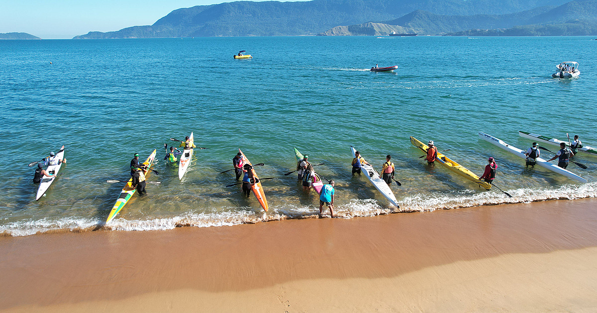 Ilhabela recebe a 1ª Etapa do Campeonato Brasileiro de Canoagem Oceânica 2025