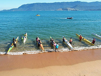Ilhabela recebe a 1ª Etapa do Campeonato Brasileiro de Canoagem Oceânica 2025