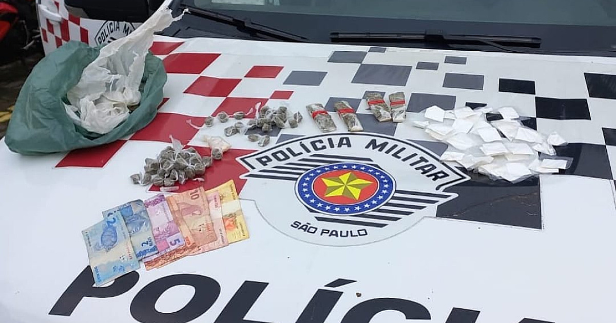 PM desbanca adolescentes que vendiam drogas em Caraguatatuba
