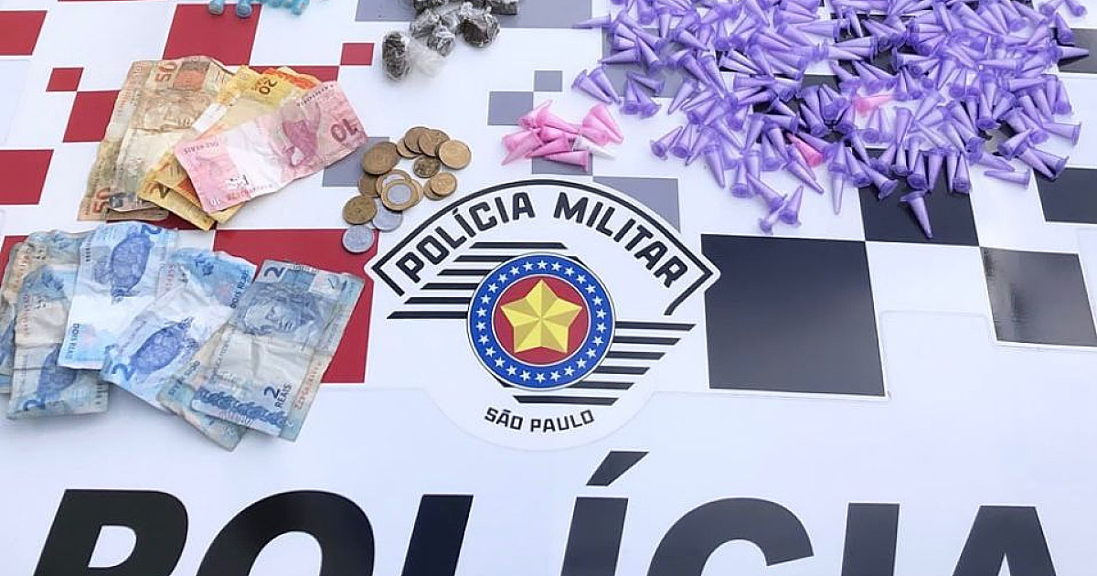 PM prende traficantes com porções de drogas prontas para a venda em Ubatuba