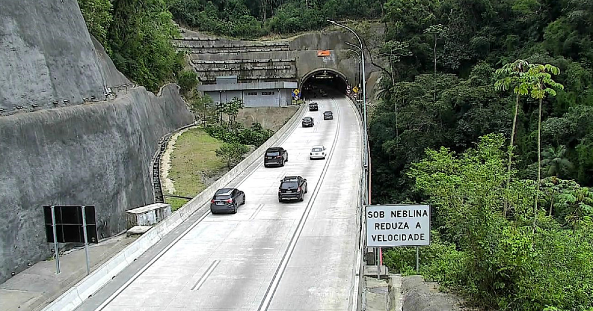 Tamoios terá bloqueios noturnos nos túneis da Serra Nova até quinta-feira (06)