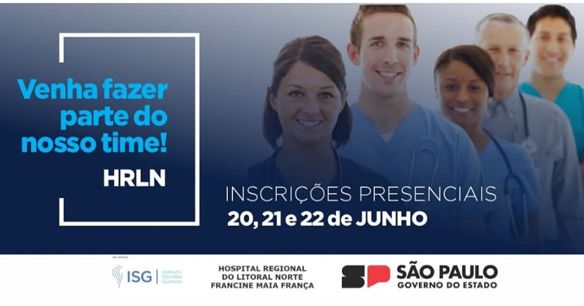 HRLN abre período de inscrição para processo seletivo no próximo dia 20