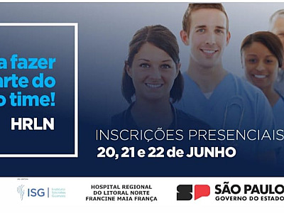 HRLN abre período de inscrição para processo seletivo no próximo dia 20