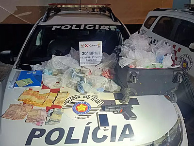 Gerente do tráfico é presa em São Sebastião com 4.400 porções de drogas