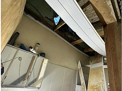 Tempestade desta madrugada causa deslizamentos de terra em Ubatuba