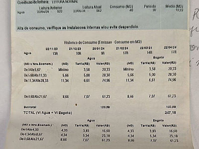 Moradores denunciam falha no abastecimento de água da Sabesp em São Sebastião