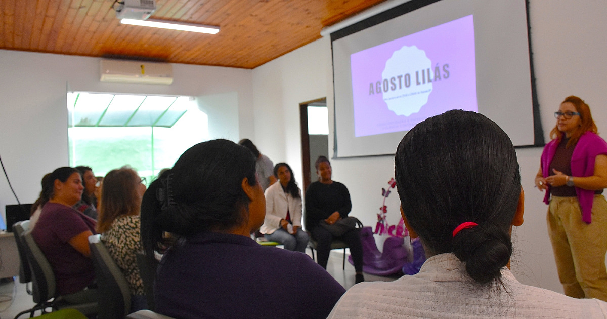 Ilhabela intensifica ações de conscientização e acolhimento no Agosto Lilás, mês de combate à violência contra a mulher