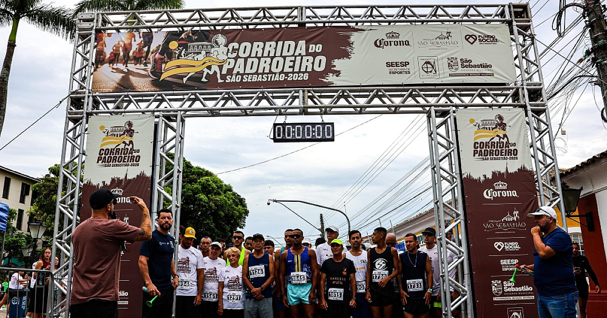 Corrida do Padroeiro de São Sebastião 2026 marca abertura da temporada de provas de atletismo com mais de mil atletas