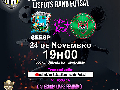 Categoria Feminina Livre do Campeonato Lisfuts Band chega em fase decisiva