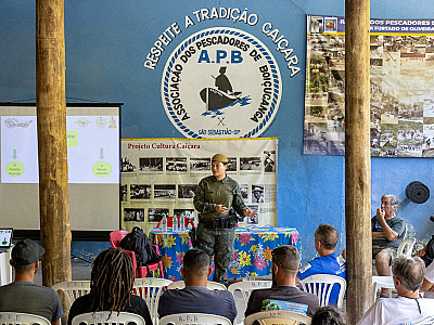 Novas regras da pesca da tainha são apresentadas a pescadores artesanais de Boiçucanga