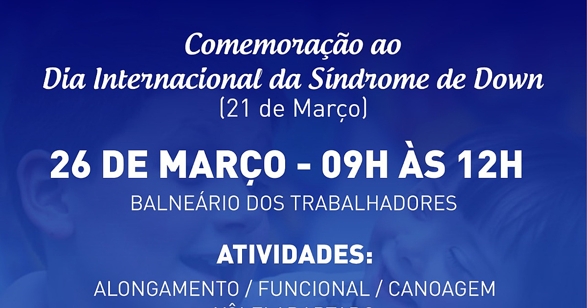 Prefeitura realiza vivência aquática esportiva em alusão ao Dia Internacional da Síndrome de Down